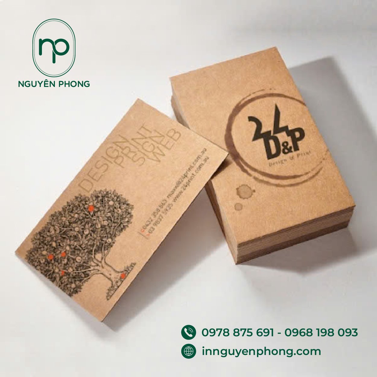 Mẫu thiết kế namecard giá rẻ tại Nguyên Phong